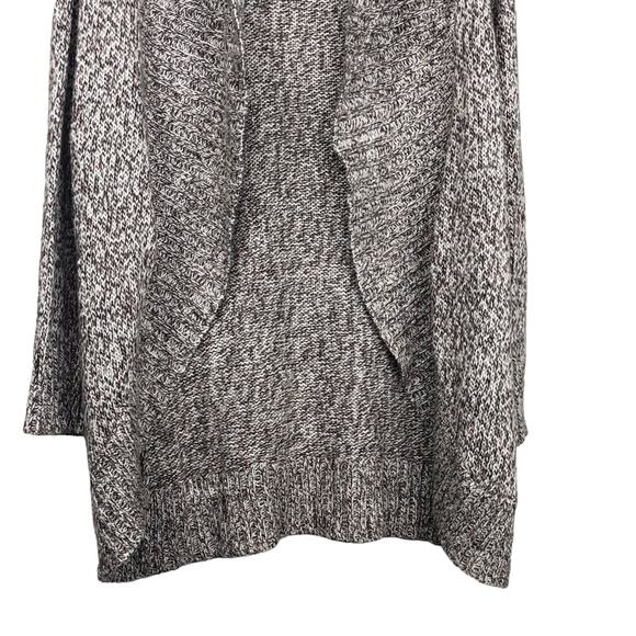 IZ Byer Tan Marled Knit Cardigan Sweater Chunky Knit Cozycore Large - Picture 3 of 7